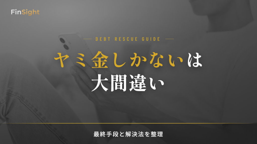 ヤミ金以外の借金解決の最終手段の解説